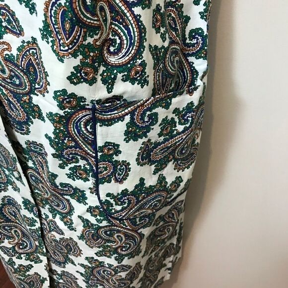 village Inn Paisley Vintage House coat 🌻 - Picture 6 of 8